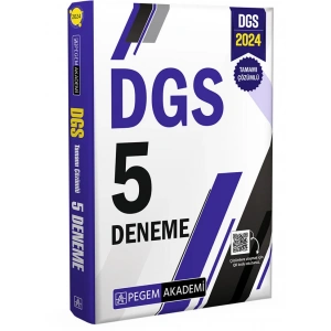 2024 DGS Tamamı Çözümlü 5 Deneme