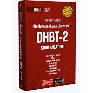 2024 Din Hizmetleri Alan Bilgisi Testi DHBT-2 Konu Anlatımlı