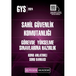2024 GYS Sahil Güvenlik Komutanlığı Görevde Yükselme Konu Anlatımlı Soru Bankası