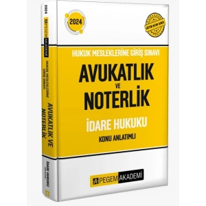 2024 Hukuk Mesleklerine Giriş Sınavı Avukatlık ve Noterlik İdare Hukuku Konu Anlatımlı