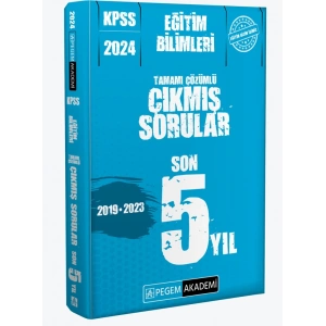 2024 KPSS Eğitim Bilimleri Çıkmış Sorular Son 5 Sınav
