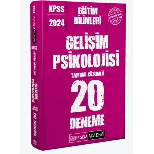2024 KPSS Eğitim Bilimleri Gelişim Psikolojisi 20 Deneme