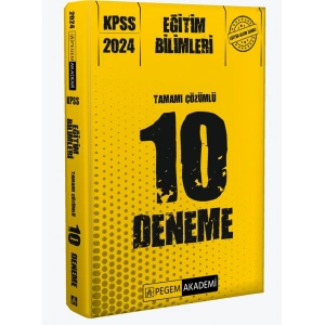 2024 KPSS Eğitim Bilimleri Tamamı Çözümlü 10 Deneme