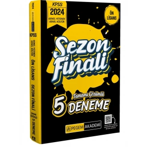 2024 KPSS Genel Yetenek Genel Kültür Ön Lisans Sezon Finali Tamamı Çözümlü 5 Deneme