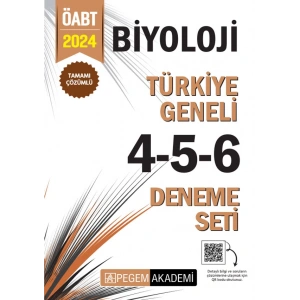 2024 KPSS ÖABT Biyoloji Tamamı Çözümlü Türkiye Geneli 4-5-6 (3lü Deneme Seti)