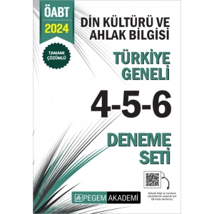 2024 KPSS ÖABT Din Kültürü ve Ahlak Bilgisi Tamamı Çözümlü Türkiye Geneli 4-5-6 (3lü Deneme)