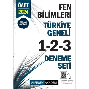 2024 KPSS ÖABT Fen Bilimleri Tamamı Çözümlü Türkiye Geneli 1-2-3 (3lü Deneme Seti)