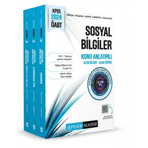 2024 KPSS ÖABT Sosyal Bilgiler Konu Anlatımlı (3 Kitap)