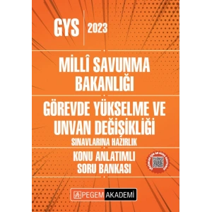 2024 Milli Savunma Bakanlığı Görevde Yükselme ve Unvan Değişikliği Sınavı Konu Anlatımlı Soru Bankas