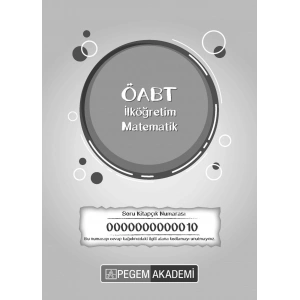 2024 TG10 ÖABT İlköğretim Matematik Öğretmenliği Deneme Sınavı