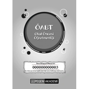 2024 TG3 ÖABT Okul Öncesi Öğretmenliği Deneme Sınavı