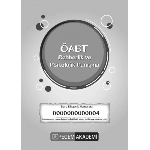 2024 TG4 ÖABT Psikolojik Danışma ve Rehberlik Öğretmenliği Deneme Sınavı