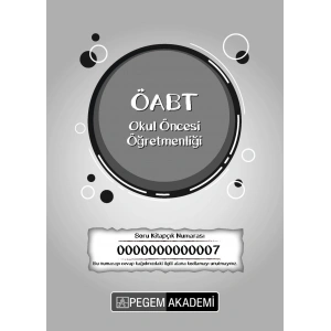 2024 TG7 ÖABT Okul Öncesi Öğretmenliği Deneme Sınavı