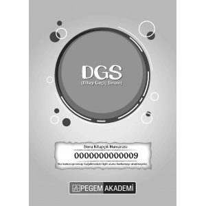 2024 TG9 DGS Türkiye Geneli Deneme Sınavı