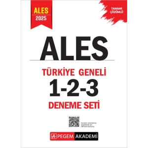 2025 ALES Tamamı Çözümlü Türkiye Geneli 1-2-3 (3lü Deneme Seti)