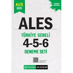 2025 Ales Tamamı Çözümlü Türkiye Geneli 4-5-6 (3lü Deneme Seti)