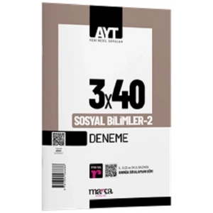2025 AYT Sosyal Bilimler-2 3x40 Deneme