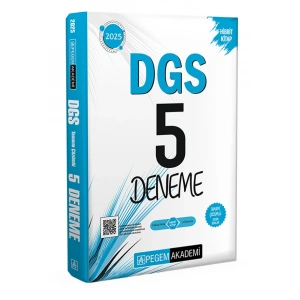 2025 DGS Tamamı Çözümlü 5 Deneme
