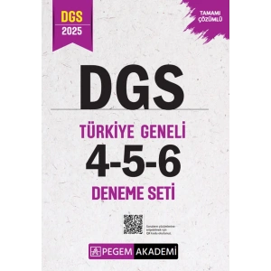 2025 Dgs Tamamı Çözümlü Türkiye Geneli 4-5-6 (3lü Deneme Seti)