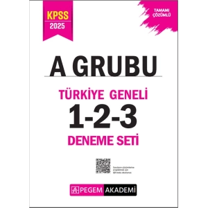 2025 KPSS A Grubu Tamamı Çözümlü Türkiye Geneli 1-2-3 (3lü Deneme Seti)