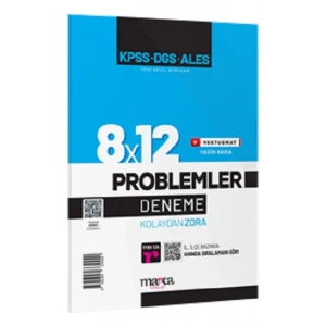 2025 KPSS DGS ALES Yeni Nesil 8x12 Tamamı Video Çözümlü Problemler Deneme