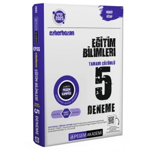 2025 KPSS Ezberbozan Eğitim Bilimleri Tamamı Çözümlü 5 Deneme