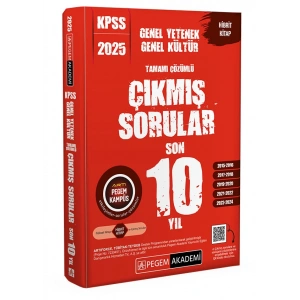 2025 KPSS Genel Yetenek Genel Kültür Tamamı Çözümlü Çıkmış Sorular Son 10 Yıl