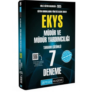 2025 MİLLİ EĞİTİM BAKANLIĞI (EKYS) Müdür ve Müdür Yardımcılığı Tamamı Çözümlü 7 Deneme