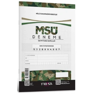 2025 MSÜ Yeni Nesil Deneme Tamamı Video Çözümlü