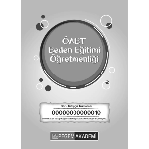 2025 TG10 ÖABT Beden Eğitimi Öğretmenliği Deneme Sınavı