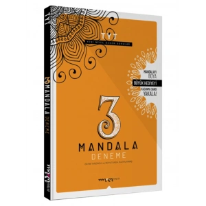 2025 TYT 3 Deneme ÖSYM Tarzı 3 Mandala Hediyeli (Ciltli)
