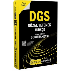 2026 DGS Sözel Yetenek Türkçe Tamamı Çözümlü Soru Bankası