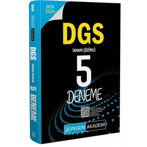 2026 DGS Tamamı Çözümlü 5 Deneme
