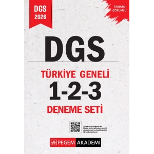 2026 Dgs Tamamı Çözümlü Türkiye Geneli 1-2-3 (3lü Deneme Seti)