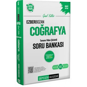 2026 KPSS Genel Yetenek Genel Kültür Ezberbozan Coğrafya Tamamı Video Çözümlü Soru Bankası