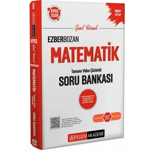 2026 KPSS Genel Yetenek Genel Kültür Ezberbozan Matematik Tamamı Video Çözümlü Soru Bankası