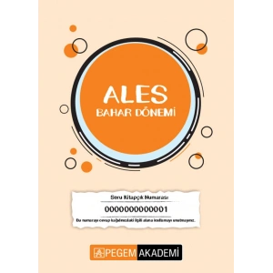 2026 TG-1 Ales Bahar Dönemi Deneme Sınavı