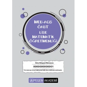 2026 TG-1 ÖABT Lise Matematik Öğretmenliği Deneme Sınavı