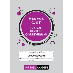 2026 TG-1 ÖABT Sosyal Bilgiler Öğretmenliği Deneme Sınavı