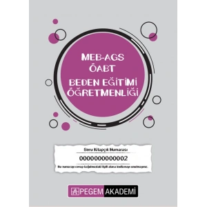 2026 TG-2 ÖABT Beden Eğitimi Öğretmenliği Deneme Sınavı