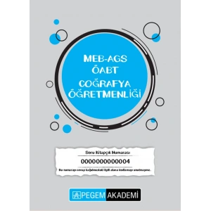 2026 TG-4 ÖABT Coğrafya Öğretmenliği Deneme Sınavı