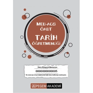 2026 TG-5 ÖABT Tarih Öğretmenliği Deneme Sınavı