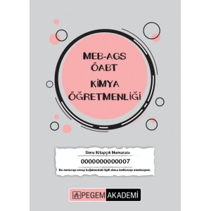 2026 TG-7 ÖABT Kimya Öğretmenliği Deneme Sınavı