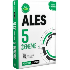 2027 ALES Tamamı Çözümlü 5 Deneme