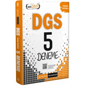 2027 DGS Tamamı Çözümlü 5 Deneme