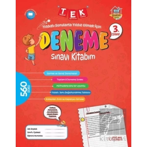 3. Sınıf Tek Deneme Sınavı Kitabım