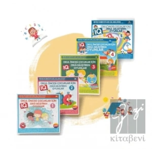 4-7 Yaş Çocuklar İçin IQ Zeka Geliştiren Oyunlar - 5 Kitap Takım