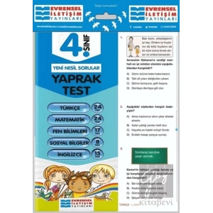 4. Sınıf Tüm Dersler Yaprak Test