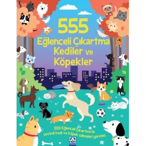 555 Eğlenceli Çıkartma - Kediler Ve Köpekler
