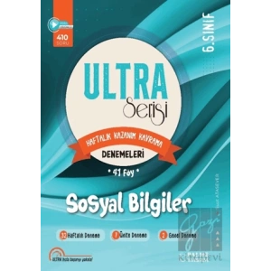 6. Sınıf Ultra Serisi Sosyal Bilgiler Denemeleri 41 Föy